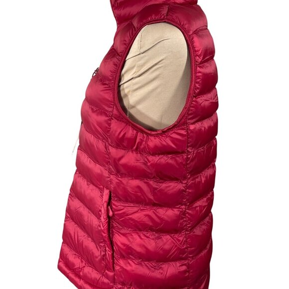 New 32 Degrees Packable Puffer Vest Red Size S Small Lightweight - Picture 2 of 7
